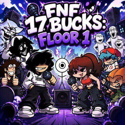 How to play FNF 17 Bucks: Floor 1