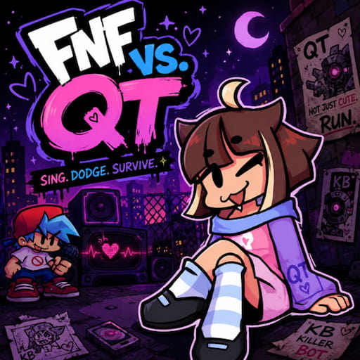 How to play the FNF vs. QT Mod